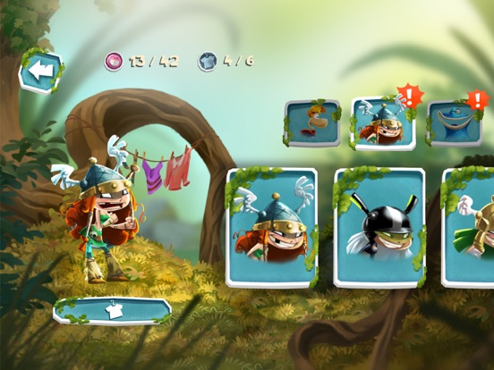 Tangkapan layar Rayman Mini iPad 