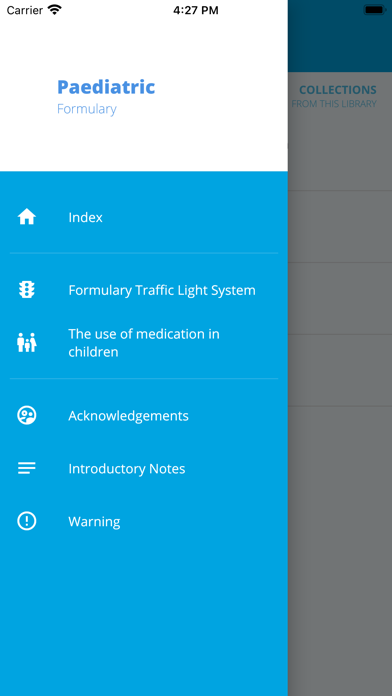 Paediatric Formulary Screenshots