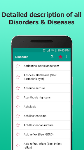 Screenshot di Diseases Dictionary Offline
