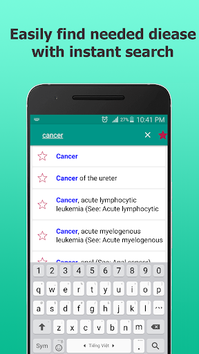 Screenshot di Diseases Dictionary Offline