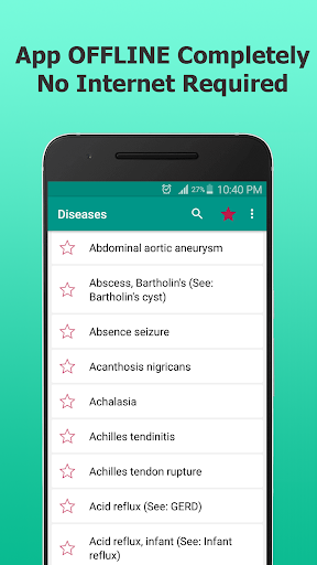 Screenshot di Diseases Dictionary Offline