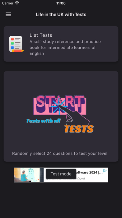 Life in the UK 2024 Tests Screenshots
