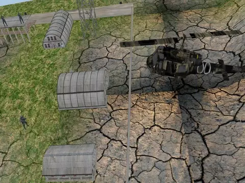 Army Gunship Attack: A Guerilla Commando War - Killing Rebellions in Military Base iPad Screenshots
