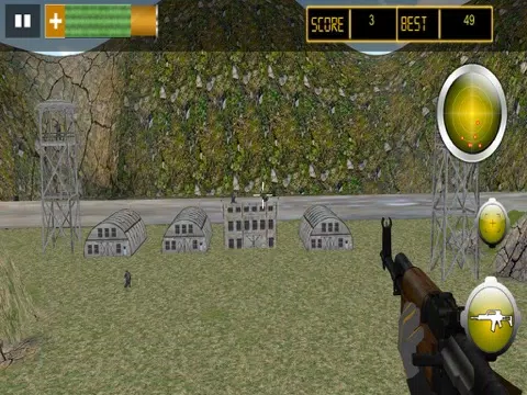 Army Gunship Attack: A Guerilla Commando War - Killing Rebellions in Military Base iPad Screenshots