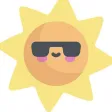 Cool Summer Party Stickers
