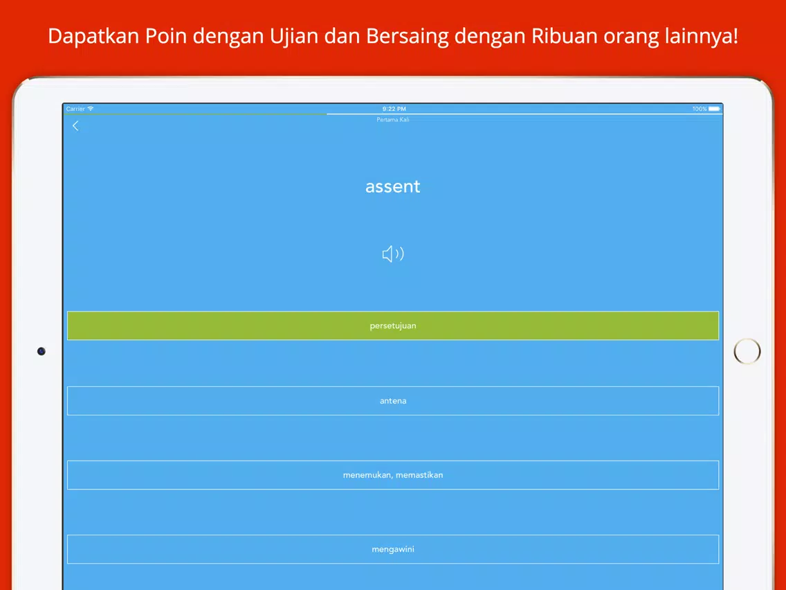 Learn English - Belajar Kosa Kata Bahasa Inggris iPad Screenshots
