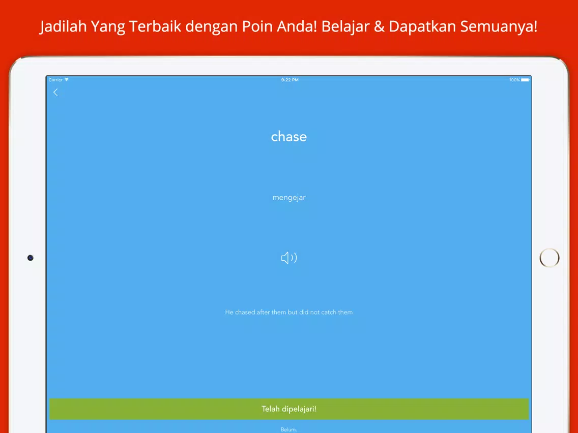 Learn English - Belajar Kosa Kata Bahasa Inggris iPad Screenshots