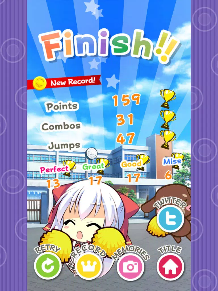 Captures d'écran de Moe Jump! Mischa ver. iPad 