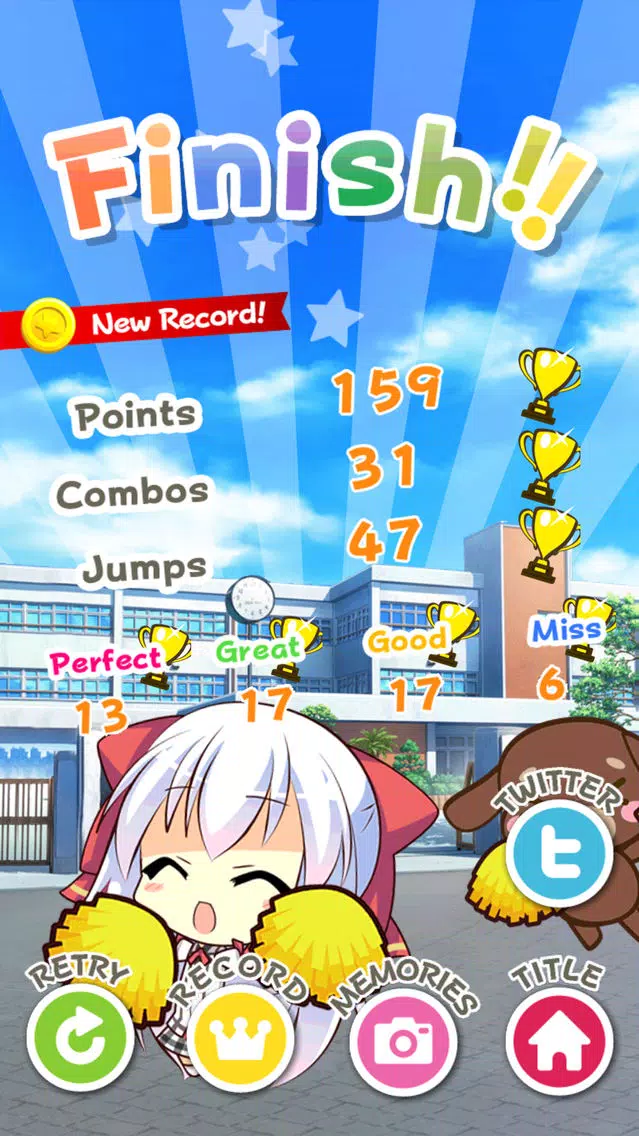 Captures d'écran de Moe Jump! Mischa ver.