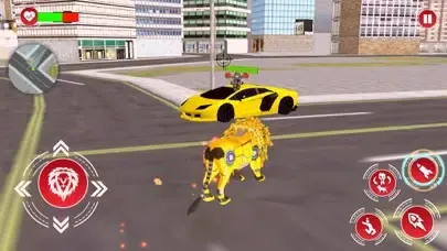 Lion Robot Transform Games Screenshots