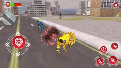 Lion Robot Transform Games Screenshots