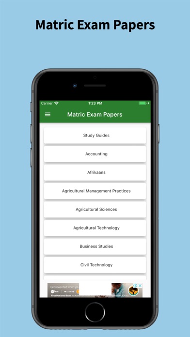 Matric Exam Papers Screenshots