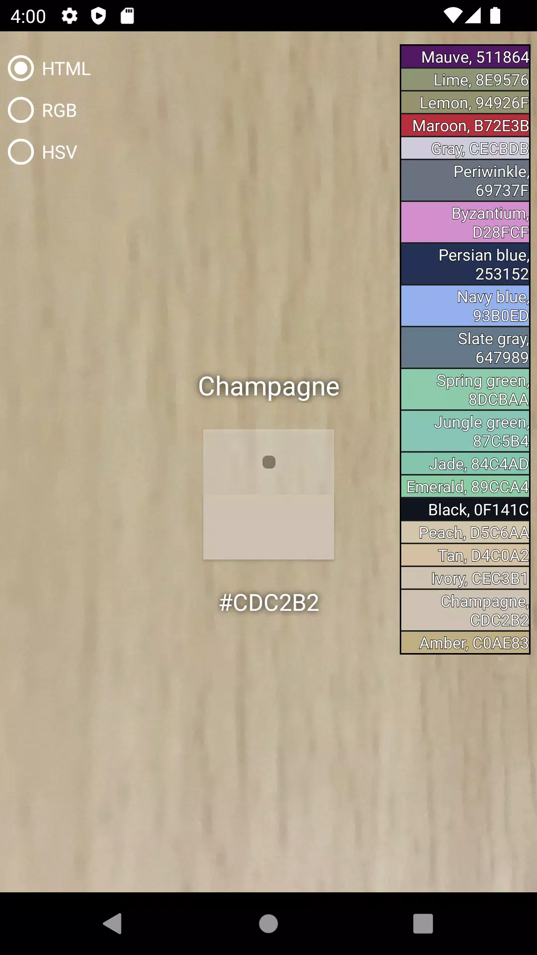 Color Picker Screenshots