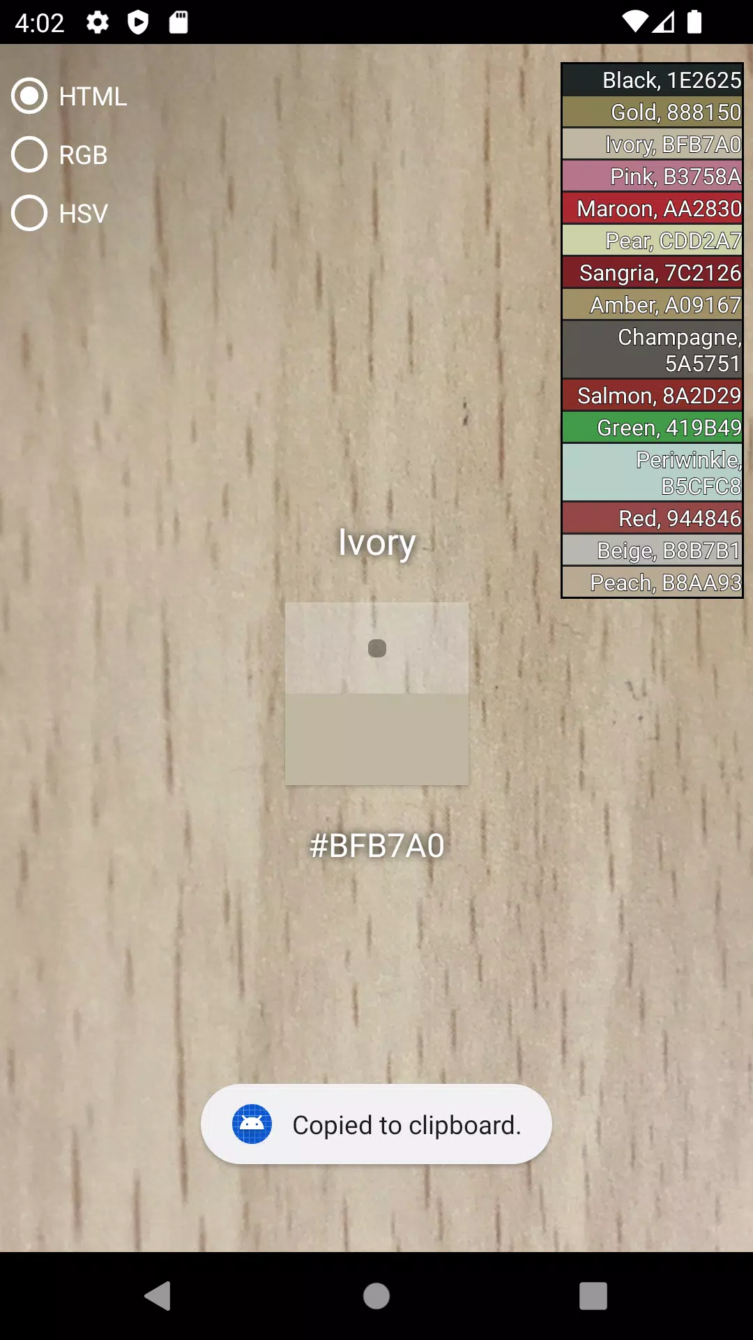 Color Picker Screenshots