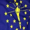 Indiana Flag Stickers