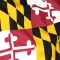 Maryland Flag Stickers