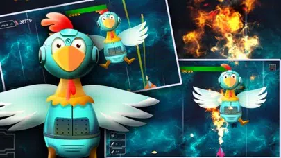 Capturas de pantalla de Space Chicken Ship: Shooter Galaxy