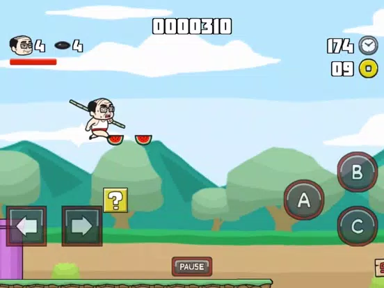SUPER MIDDLE AGE MAN iPad  스크린샷