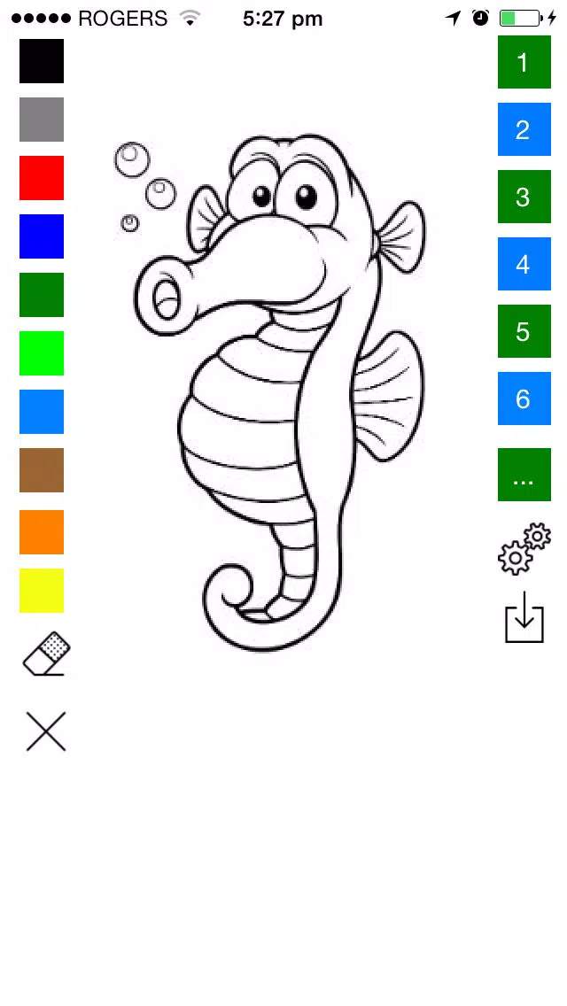 Underwater Coloring Book for Kids: Color and Draw a Mermaid, Sea Horse, Turtle and more Screenshots