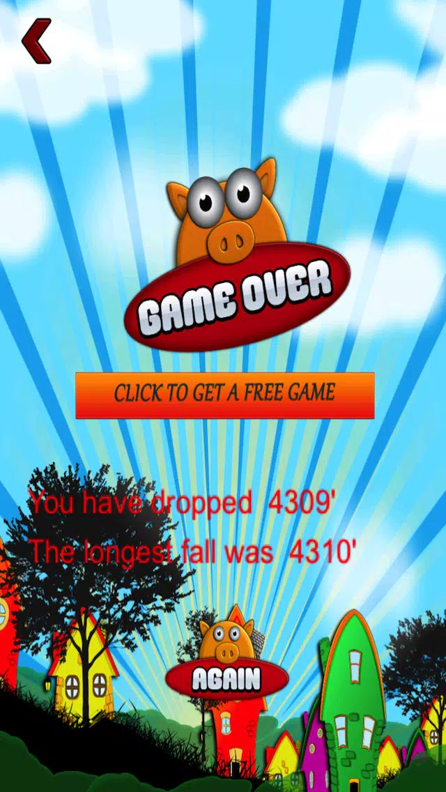Crazy Parachute Pig Rescue Screenshots