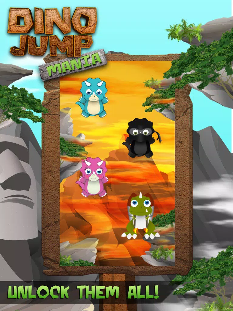 Dino Jump Mania: Free Jurassic Fantasy Quest iPad Screenshots