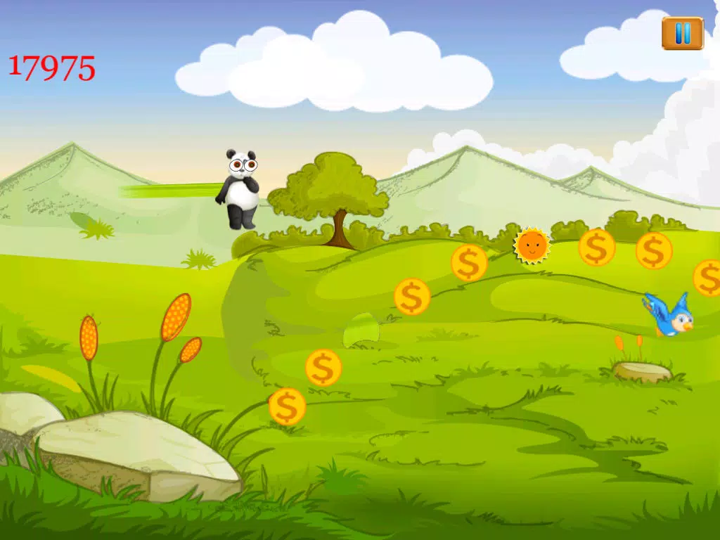 Fat Hungry Panda Bounce Master iPad Screenshots