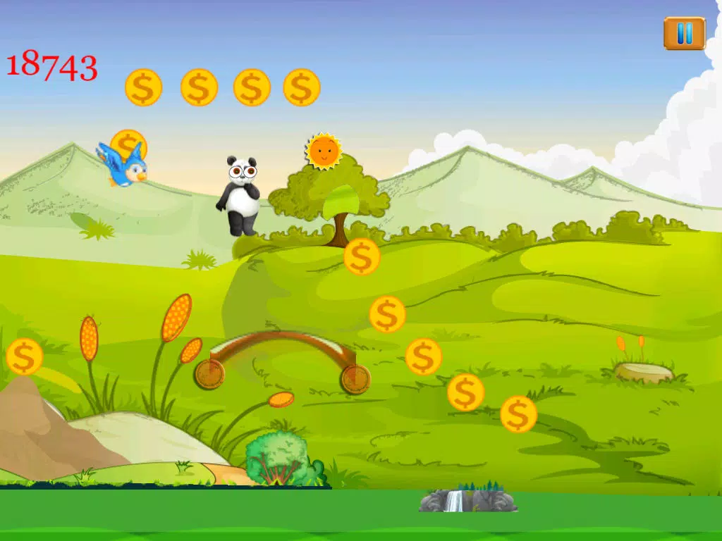 Fat Hungry Panda Bounce Master iPad Screenshots
