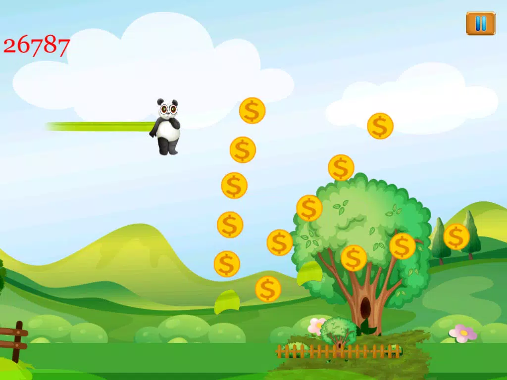 Fat Hungry Panda Bounce Master iPad Screenshots
