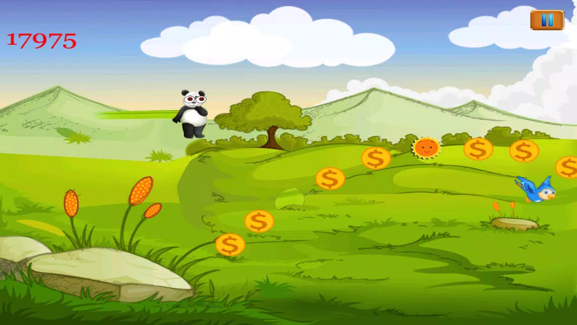 Fat Hungry Panda Bounce Master Screenshots