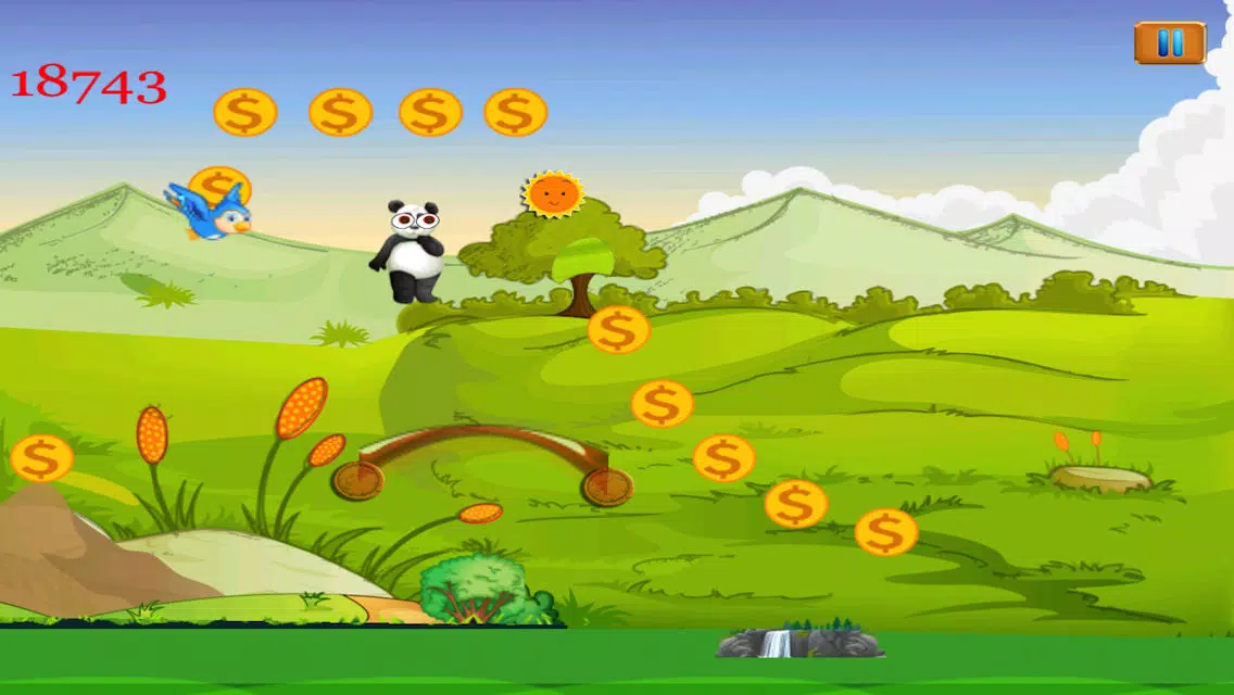 Fat Hungry Panda Bounce Master Screenshots