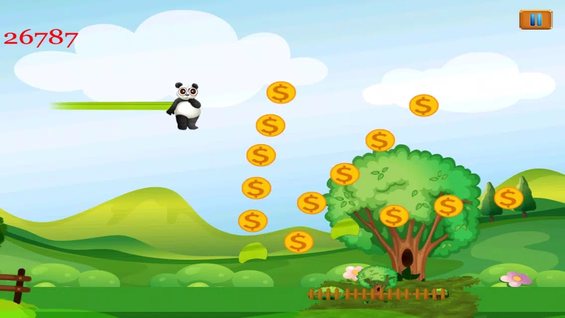 Fat Hungry Panda Bounce Master Screenshots