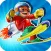 Jetpack Ski Flying Stunt: Winter Sports Adventure