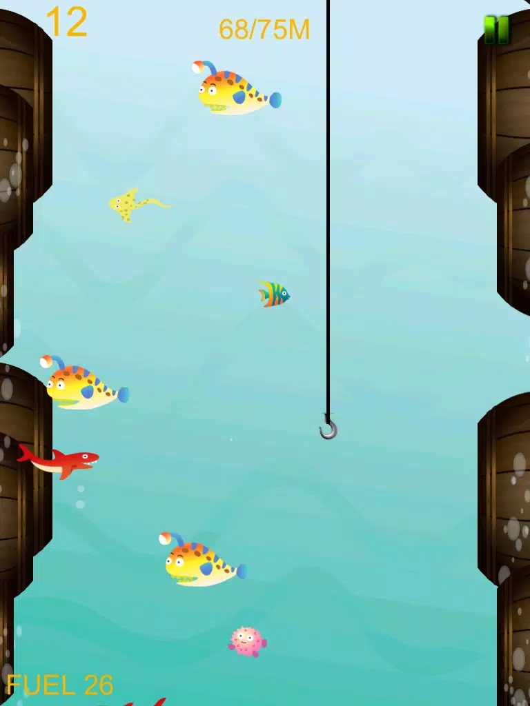 Tangkapan skrin Jungle Commando Fishing Mania iPad 
