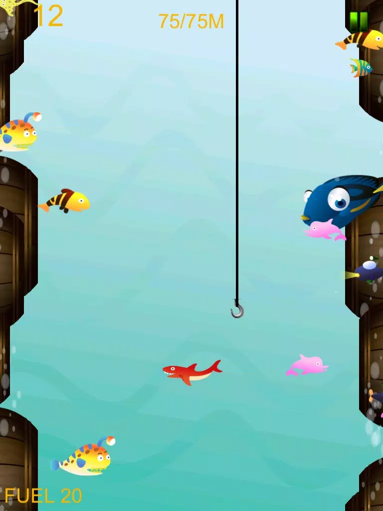 Tangkapan skrin Jungle Commando Fishing Mania iPad 
