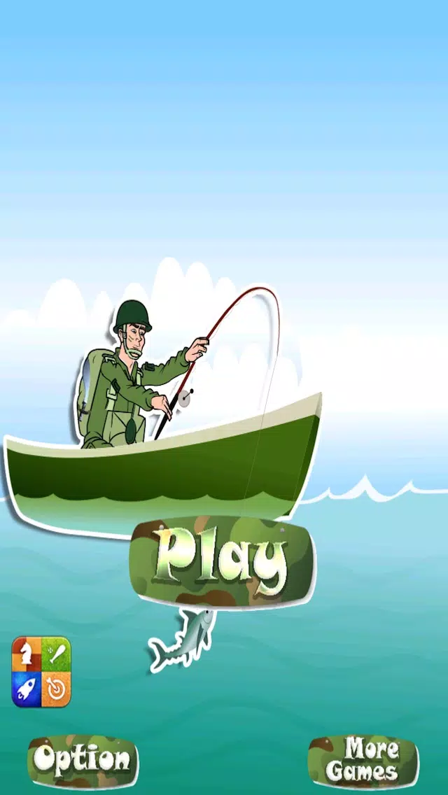 Tangkapan skrin Jungle Commando Fishing Mania