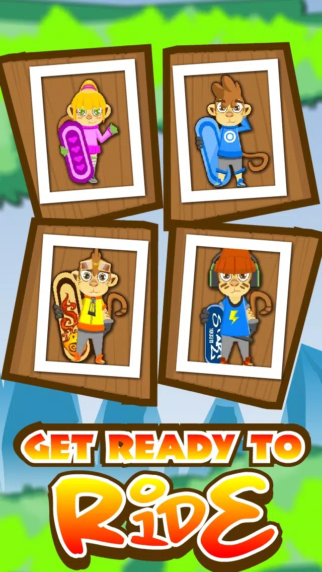 ภาพหน้าจอของ Snowboarding Monkey Mania