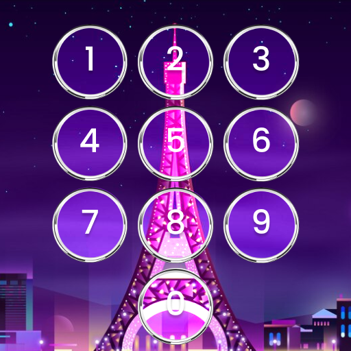 Pin Lock Screen- Eiffel Tower