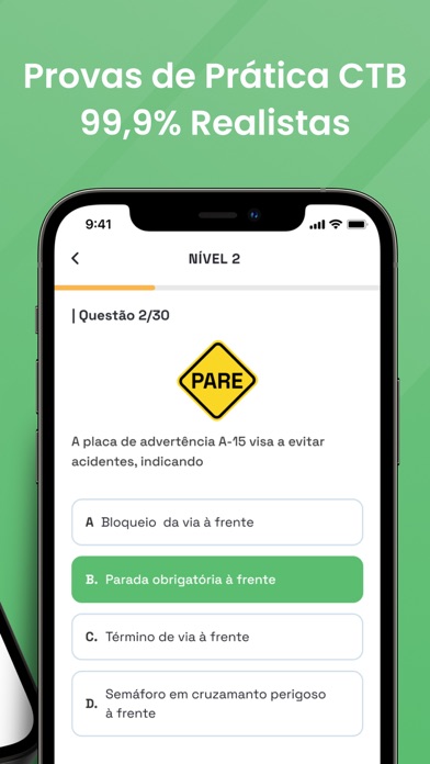 Simulado CNH Provas 2024 Screenshots