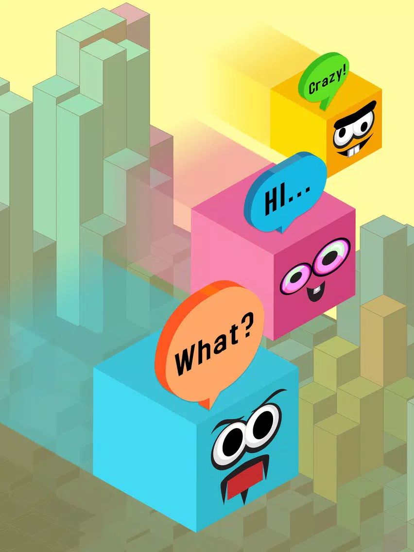 Amazingly Cubed Sticker Set for iMessage iPad Screenshots