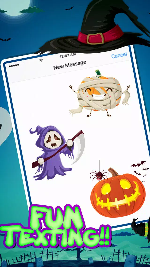 Halloween Emoji Sticker Pack for iMessage Screenshots