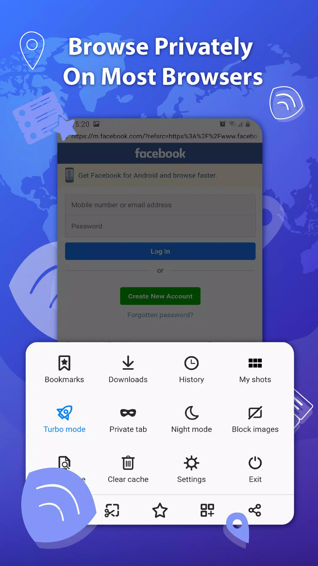 Private Browser Screenshots