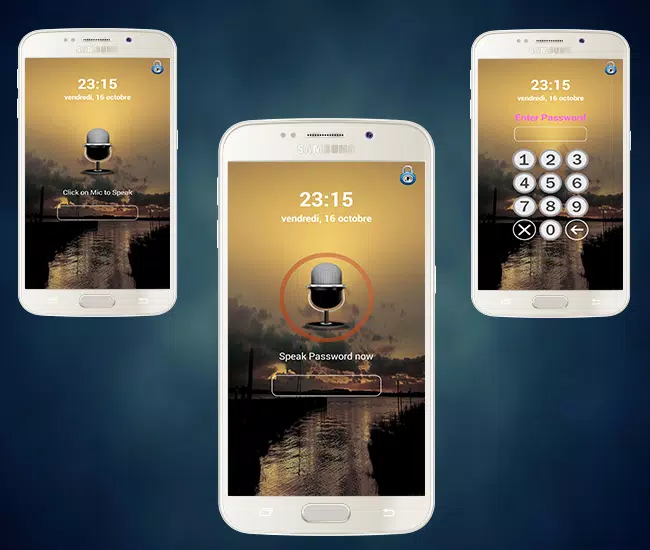 فتح وقفل الهاتف بالصوت - حصري Screenshots