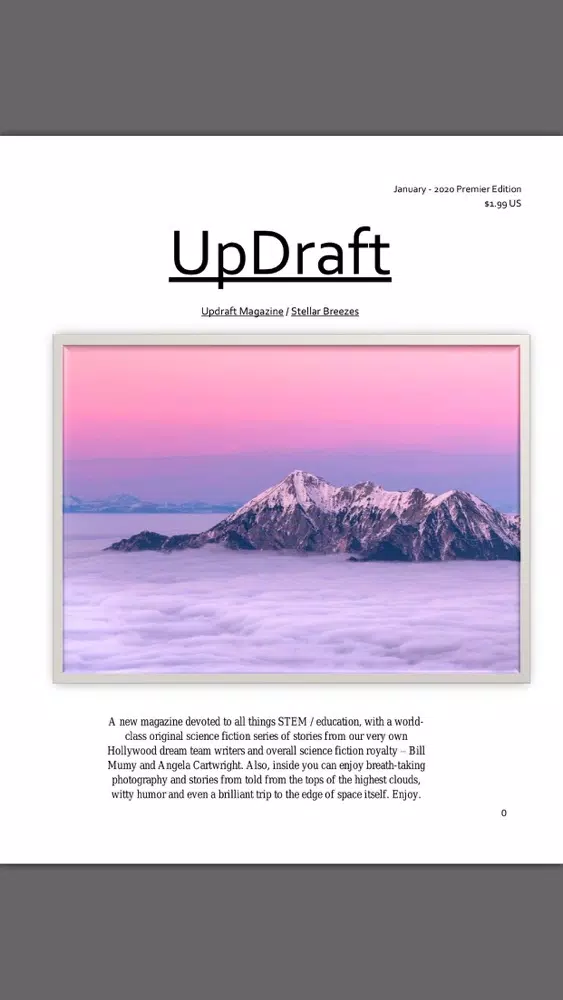 UpDraft Magazine Screenshots