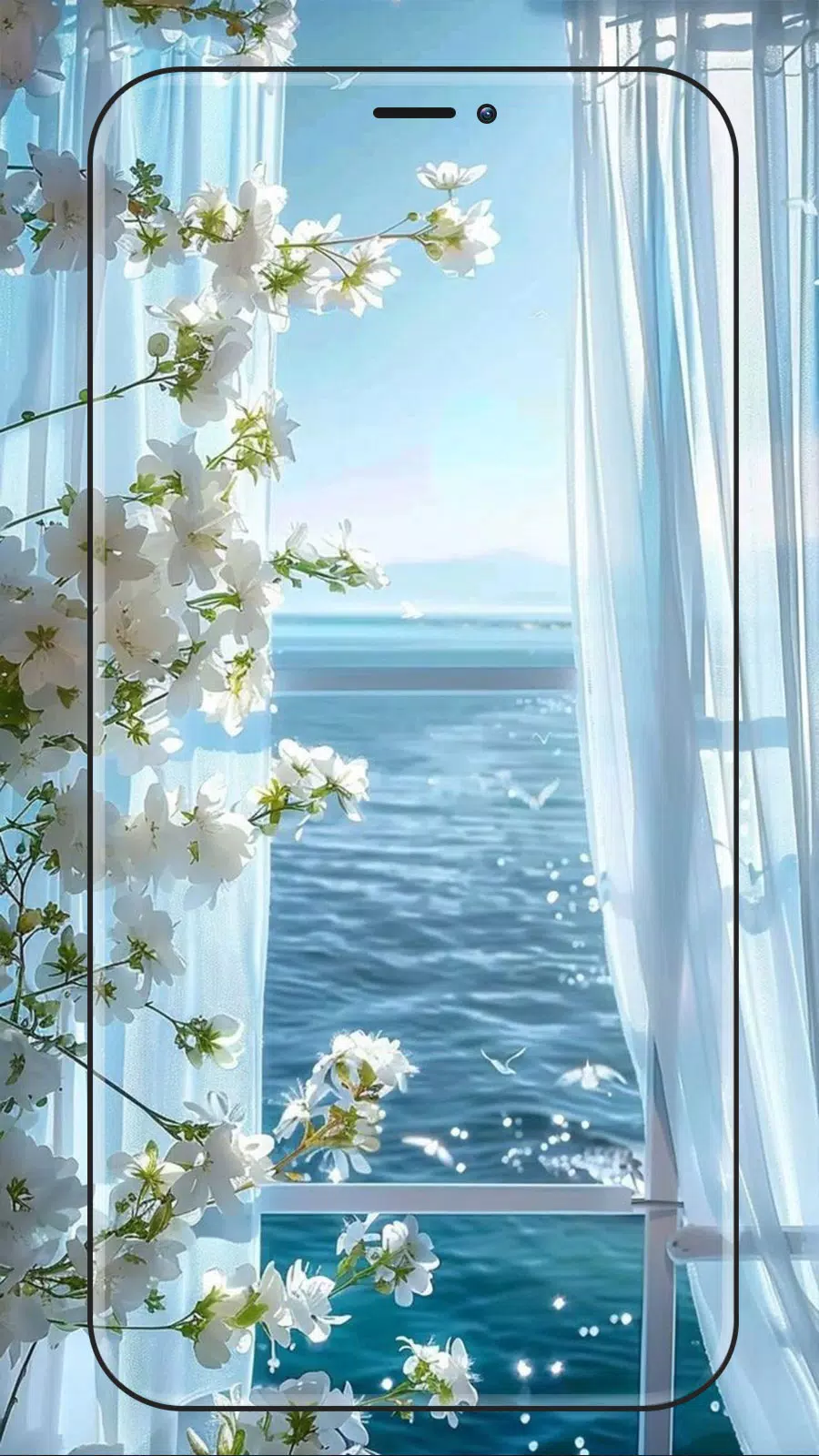 Tangkapan skrin WhiteWall - White Wallpaper HD