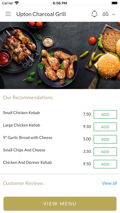 Upton Charcoal Grill. Screenshots