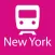 New York Rail Map Lite