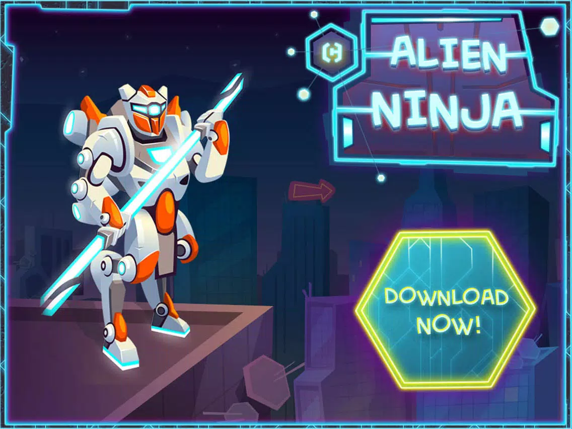 Turtle Ninja Urban Run - Mutant Robot Fight iPad  Screenshots