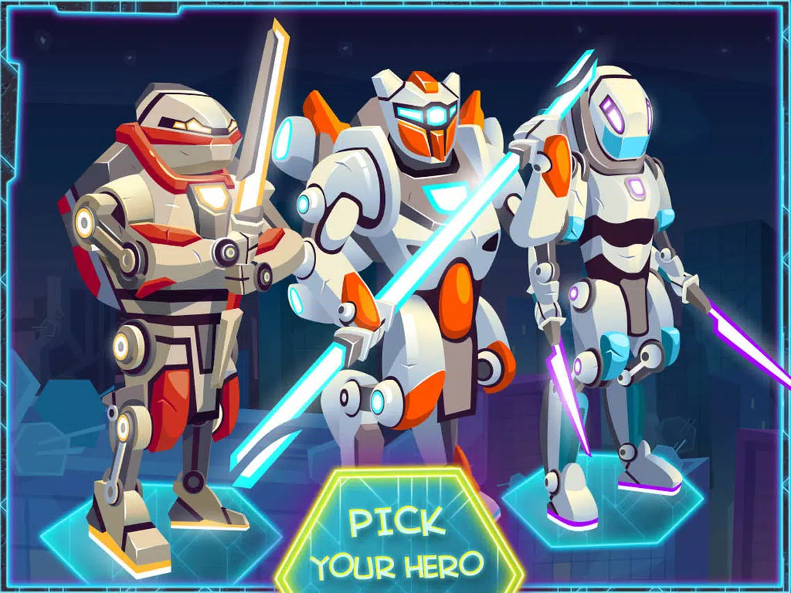 Turtle Ninja Urban Run - Mutant Robot Fight iPad  Screenshots