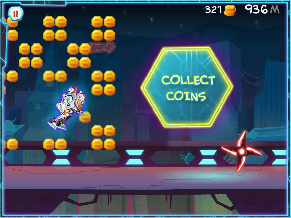 Turtle Ninja Urban Run - Mutant Robot Fight iPad  Screenshots