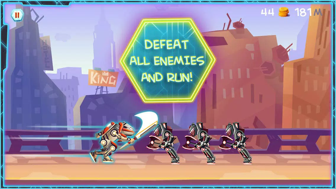 Turtle Ninja Urban Run - Mutant Robot Fight Screenshots